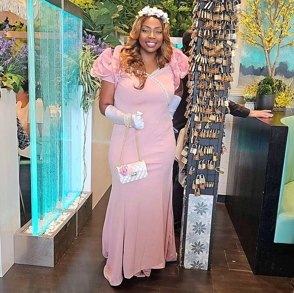 SHEIN Dresses & Skirts - Pink Pearl Formal